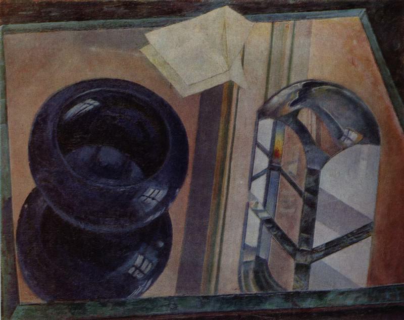 Натюрморт с пепельницей. 1920, Петров-Водкин Кузьма Сергеевич