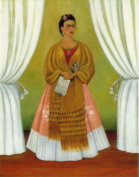 Self-Portrait , Frida Kahlo