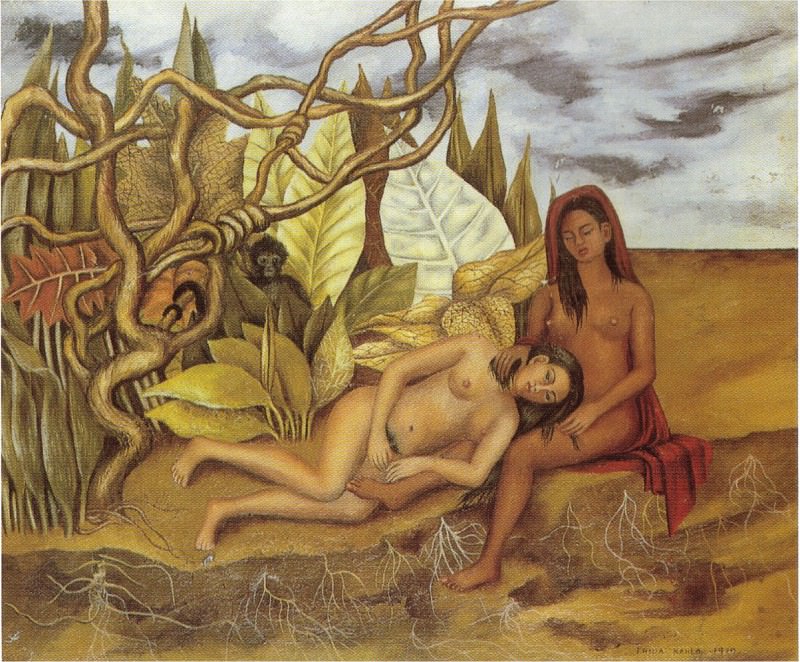 Two Nudes In The Forest , Frida Kahlo