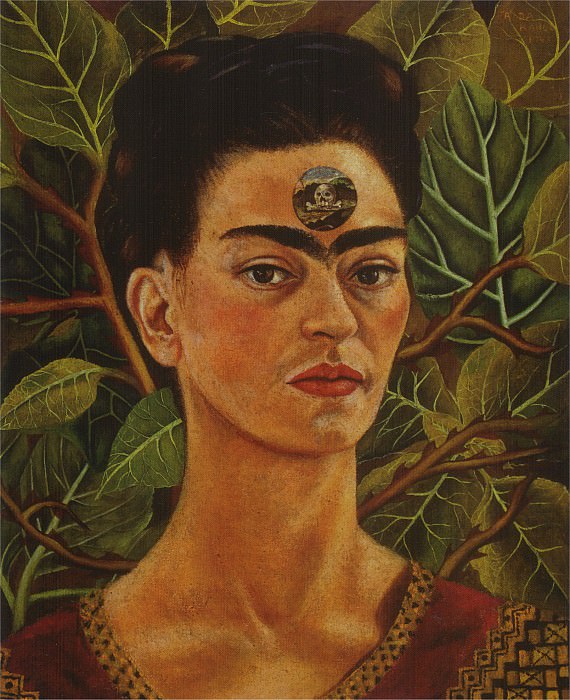 En pensant a la mort, Frida Kahlo