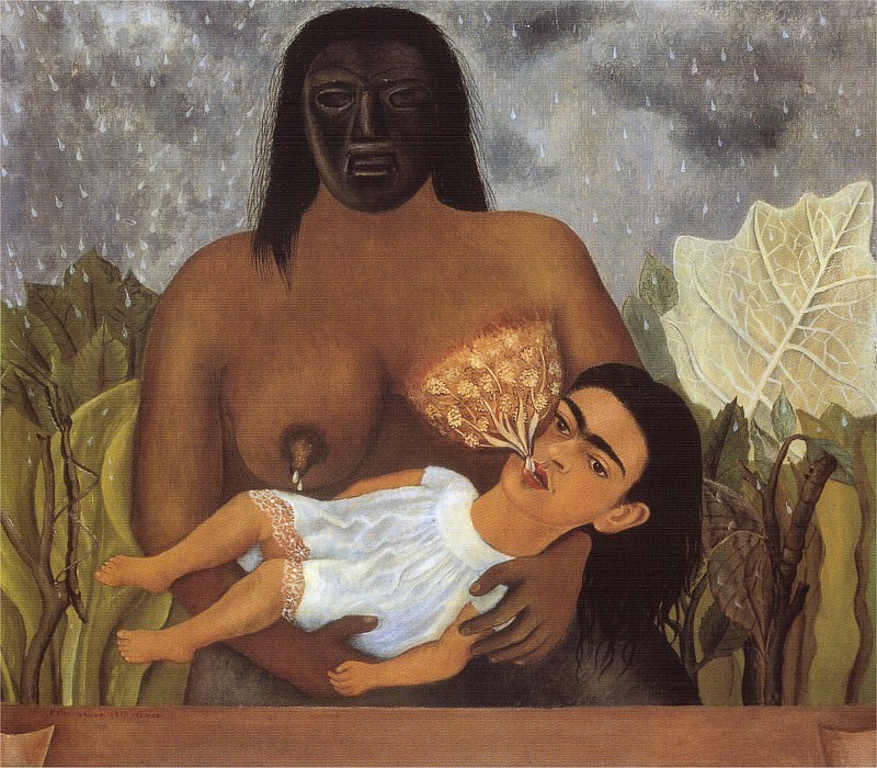 My Nurse and I, Frida Kahlo