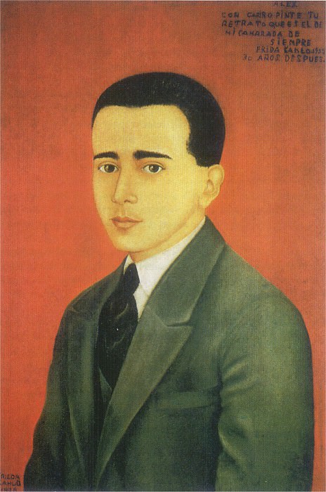 1928 Portrait of Alejandro Gomez Arias, Frida Kahlo