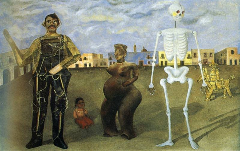 Four Inhabitants of Mexico, Frida Kahlo