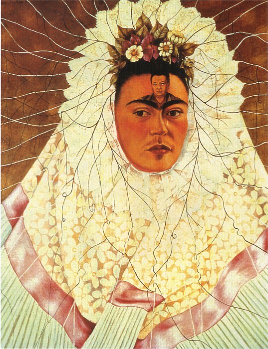 Self-Portrait as a Tehuana , Frida Kahlo