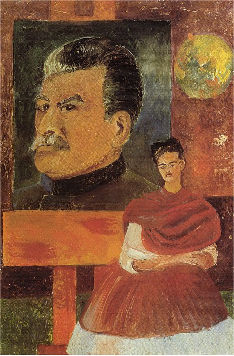 Автопортрет со Сталиным, Фрида Кало