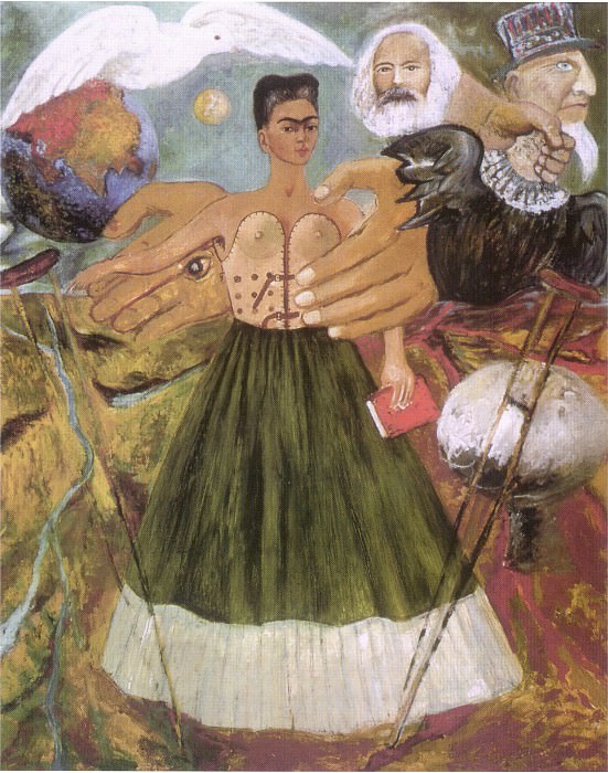 Марксизм, исцеляющий полоумных, Фрида Кало