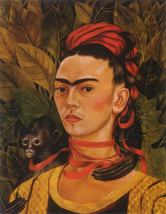 Self-Portrait , Frida Kahlo
