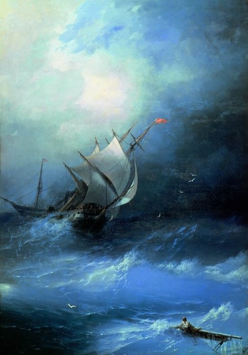 Буря на Ледовитом океане 1864 208х148, Иван Константинович Айвазовский