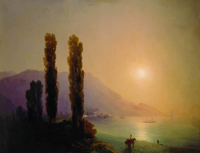 Sunrise off the coast of Yalta, Ivan Konstantinovich Aivazovsky