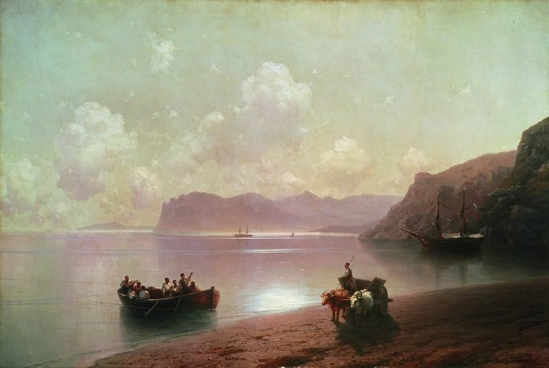 Morning at Sea 1883 110h163, Ivan Konstantinovich Aivazovsky