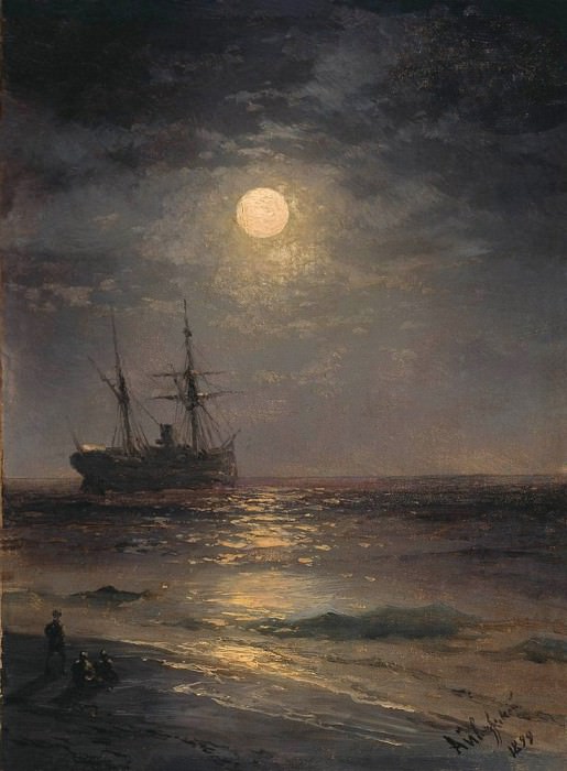 Лунная ночь 1899, Иван Константинович Айвазовский