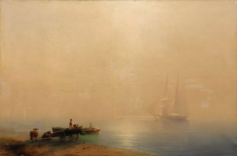 Misty Morning, Ivan Konstantinovich Aivazovsky