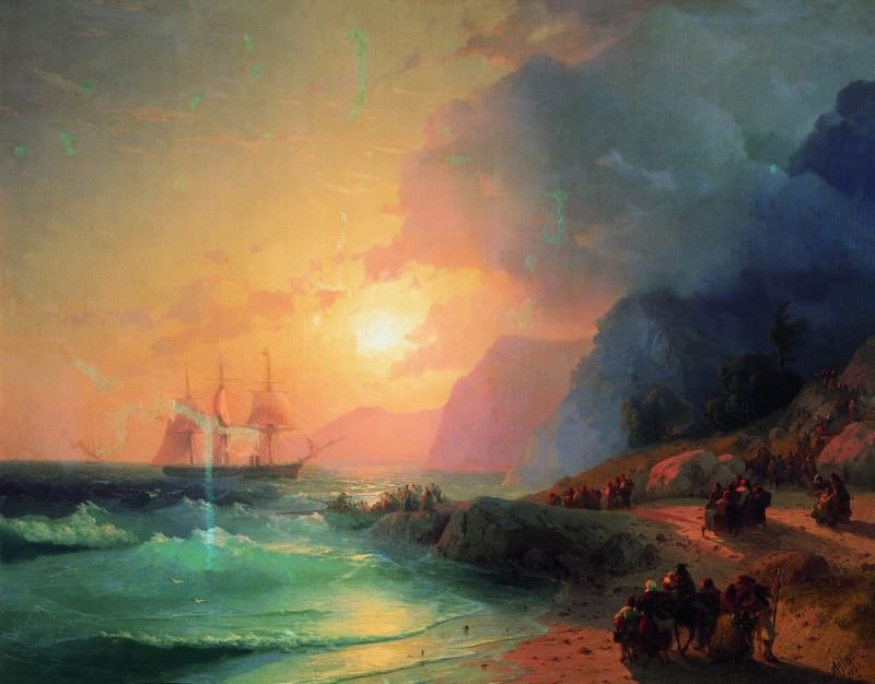 On the island of Crete in 1867 96h126, Ivan Konstantinovich Aivazovsky