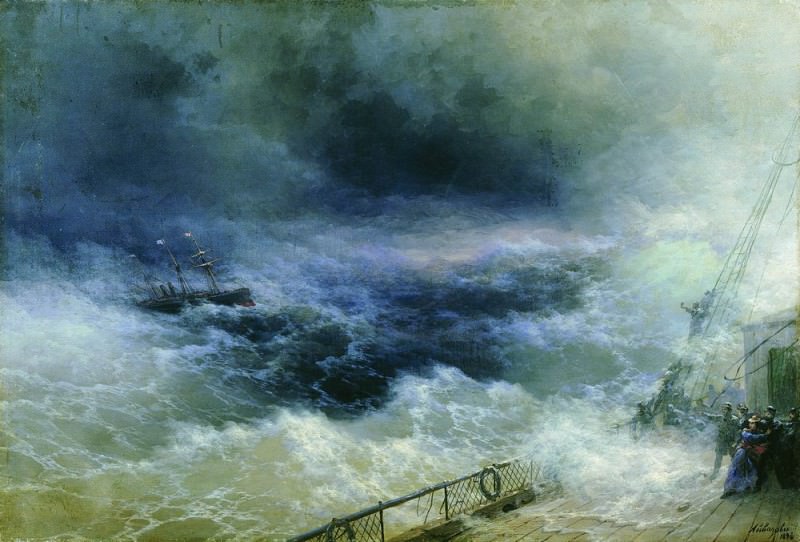 Ocean 1896 67,5 x100, Ivan Konstantinovich Aivazovsky