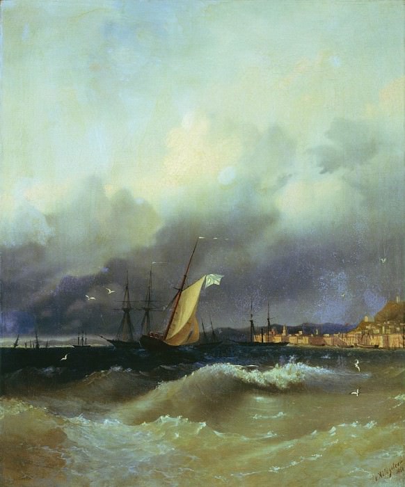 Night on the Black Sea 100h76, Ivan Konstantinovich Aivazovsky