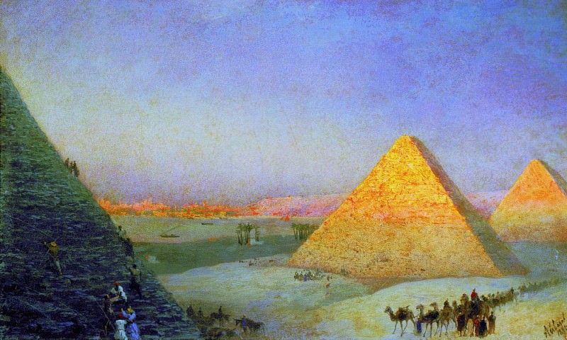 Пирамиды 1895 36х59, Иван Константинович Айвазовский