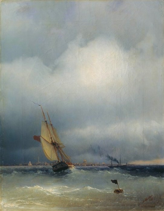 Финский залив 1848, Иван Константинович Айвазовский