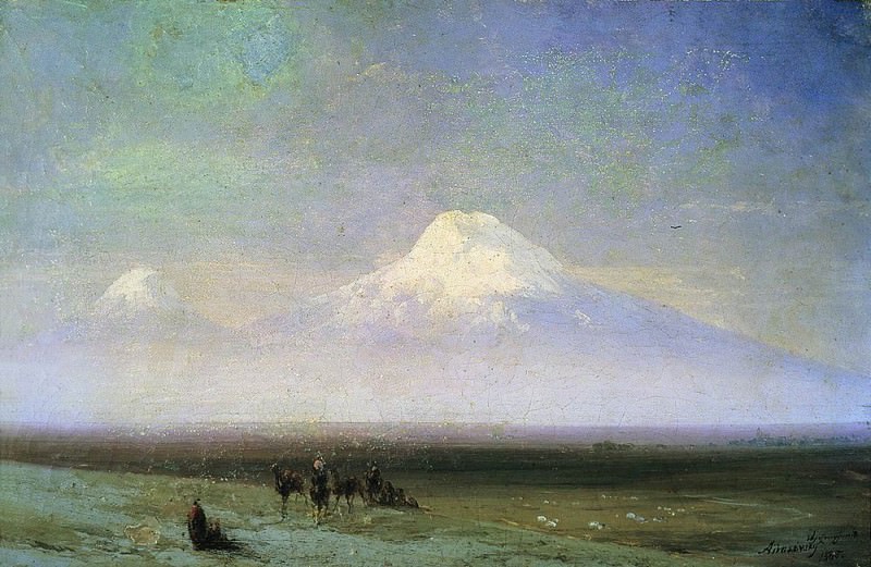 Гора Арарат 1885 23х34, Иван Константинович Айвазовский
