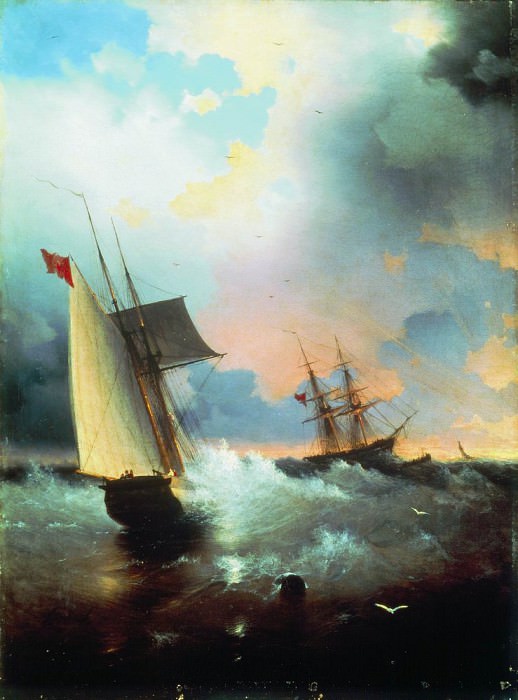 Sailing 1859 72. 5h58, 5, Ivan Konstantinovich Aivazovsky