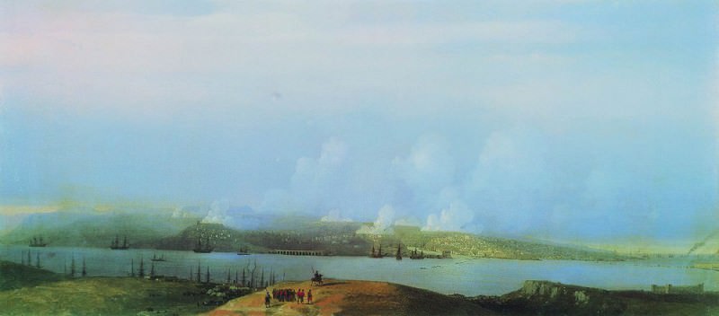 Siege of Sebastopol in 1859 32,5 h72, Ivan Konstantinovich Aivazovsky