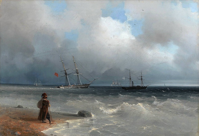 Seaside, Ivan Konstantinovich Aivazovsky