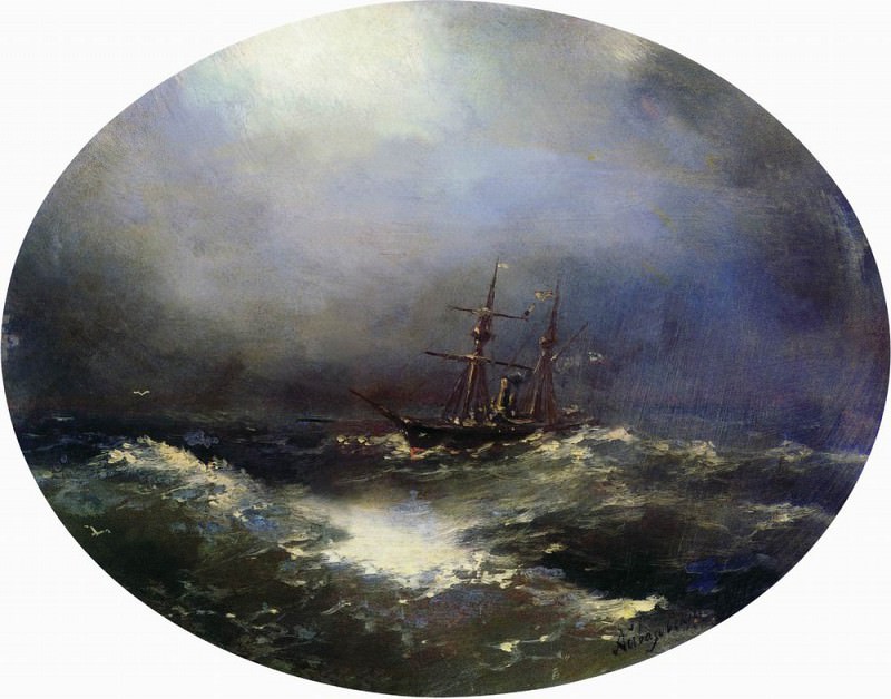 Sea view 1900 24x30, Ivan Konstantinovich Aivazovsky