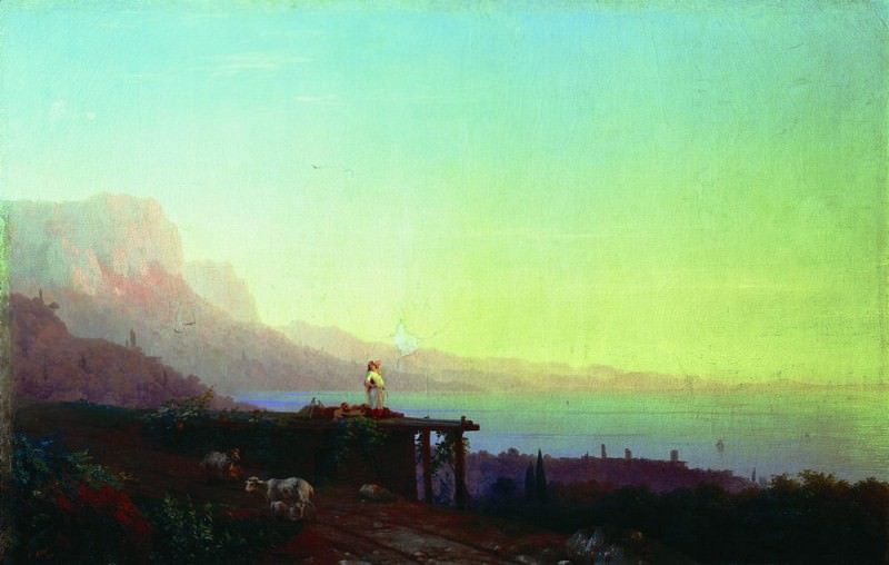 Southern night. Crimea 1848 123. 5h191. 5, Ivan Konstantinovich Aivazovsky