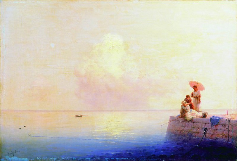 Calm Sea 1879 58,5 h82, 4, Ivan Konstantinovich Aivazovsky