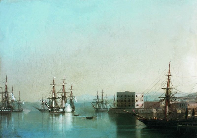 Sevastopol raid 1852 28h38, 5, Ivan Konstantinovich Aivazovsky