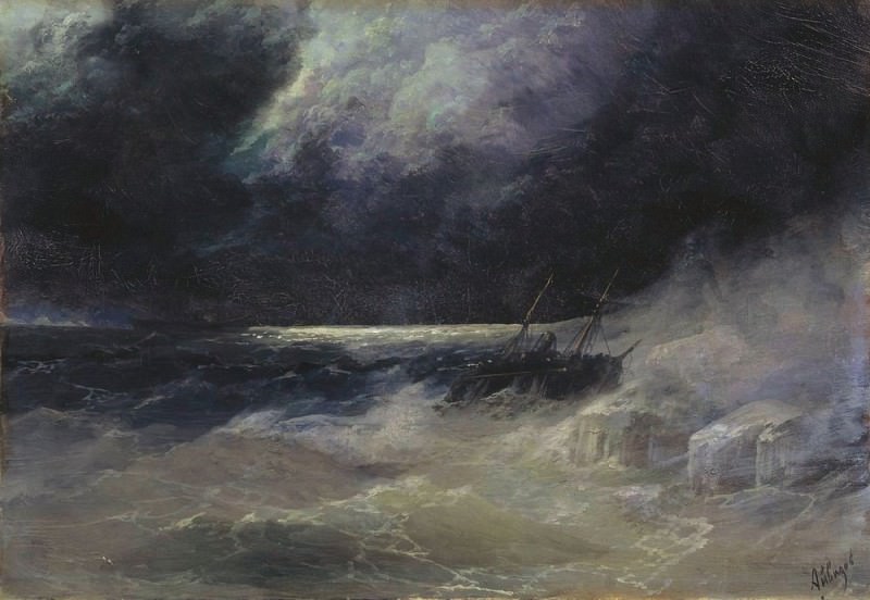 Storm 1899 41h59, Ivan Konstantinovich Aivazovsky