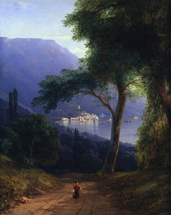 View of Livadia, Ivan Konstantinovich Aivazovsky