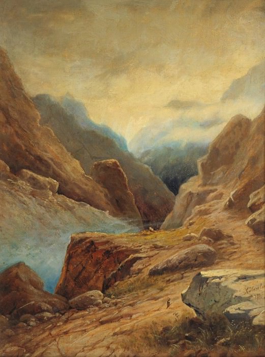 Darial Gorge 1891 35h26, Ivan Konstantinovich Aivazovsky