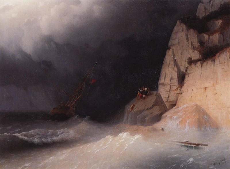 Shipwreck 1865 96h127, Ivan Konstantinovich Aivazovsky