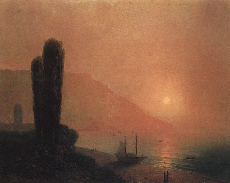 Night in the Crimea in 1871 58h70, 5, Ivan Konstantinovich Aivazovsky