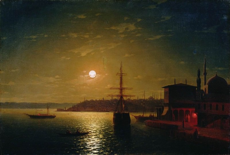Golden Horn Bay. Turkey 1845 51h76, Ivan Konstantinovich Aivazovsky