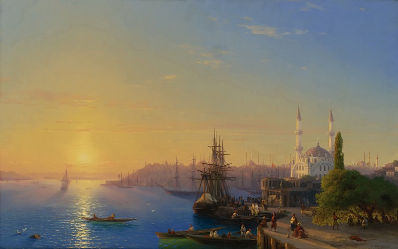 View of Constantinople and the Golden Horn, Ivan Konstantinovich Aivazovsky