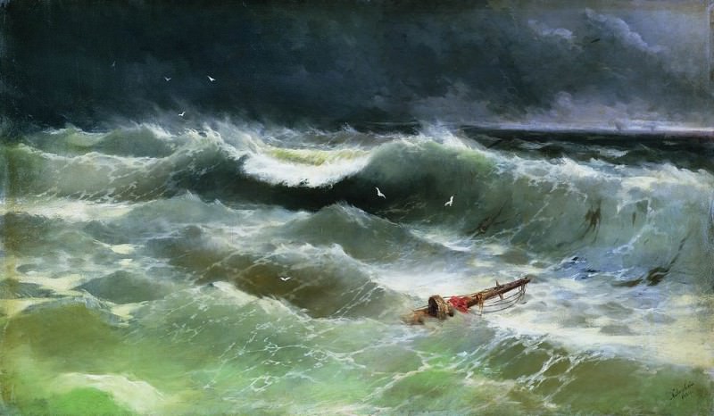 Storm 1886 84h142, Ivan Konstantinovich Aivazovsky