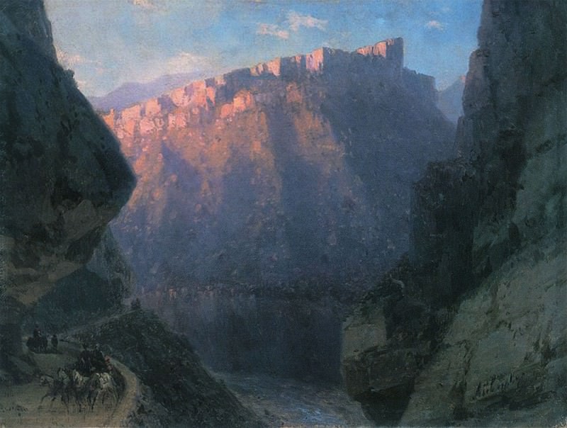 Devils Gorge 1868 22h29. 5, Ivan Konstantinovich Aivazovsky