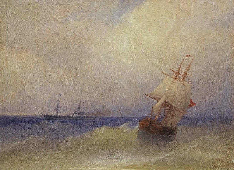 Sea 1867, Ivan Konstantinovich Aivazovsky