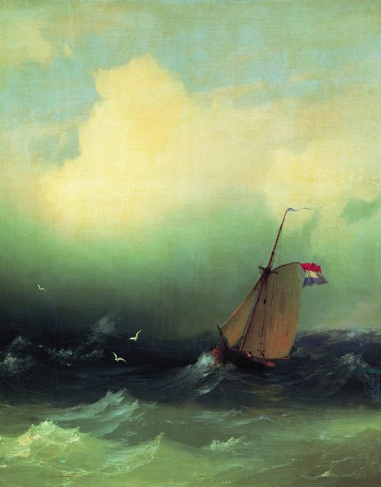 Storm at Sea 1847 53h44, Ivan Konstantinovich Aivazovsky