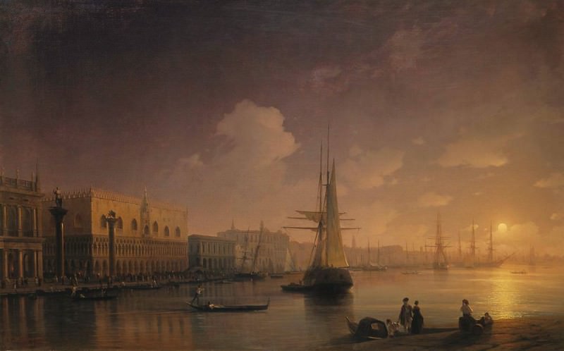 Venetian Night, Ivan Konstantinovich Aivazovsky