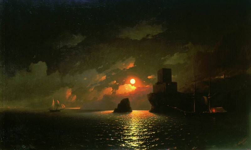Moonlight 1849 123h192, Ivan Konstantinovich Aivazovsky