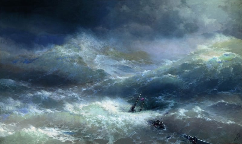 1889 304h505 Wave, Ivan Konstantinovich Aivazovsky