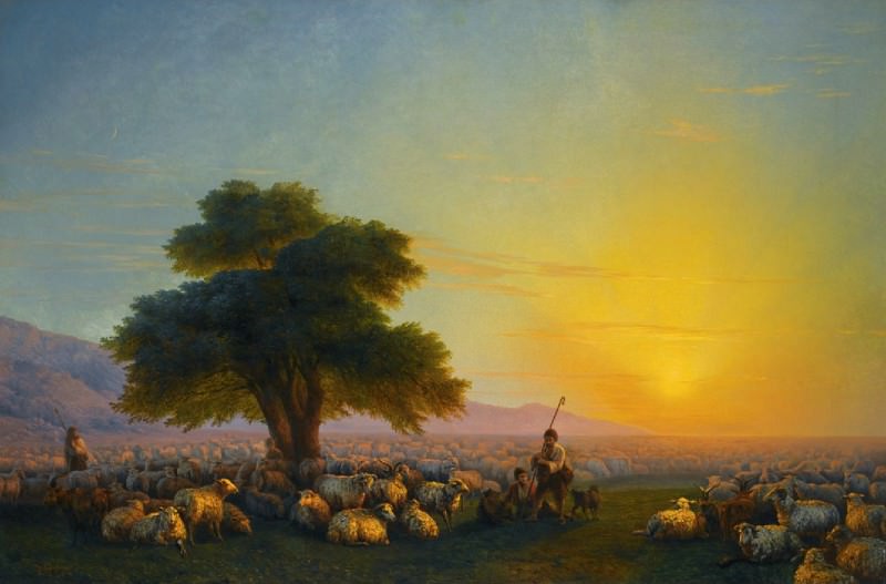 1858 Sheep 107h161, Ivan Konstantinovich Aivazovsky