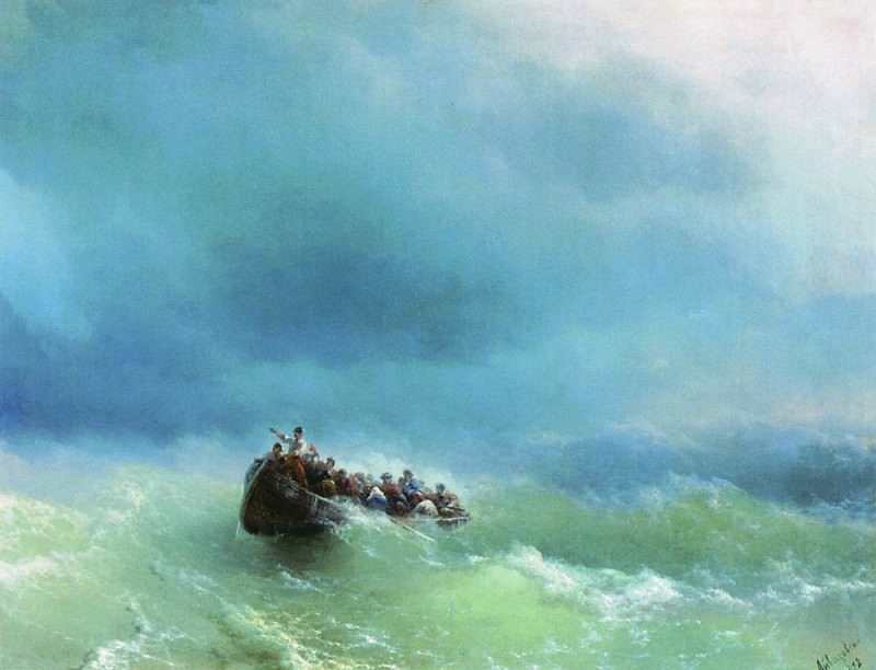 In the storm of 1872 72h92, Ivan Konstantinovich Aivazovsky