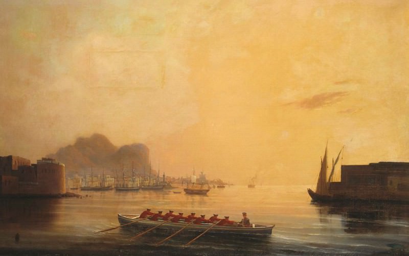 1850 Harbor, Ivan Konstantinovich Aivazovsky