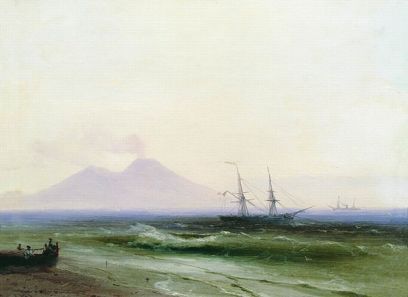 Seascape 1878 22,6 x28, 2, Ivan Konstantinovich Aivazovsky