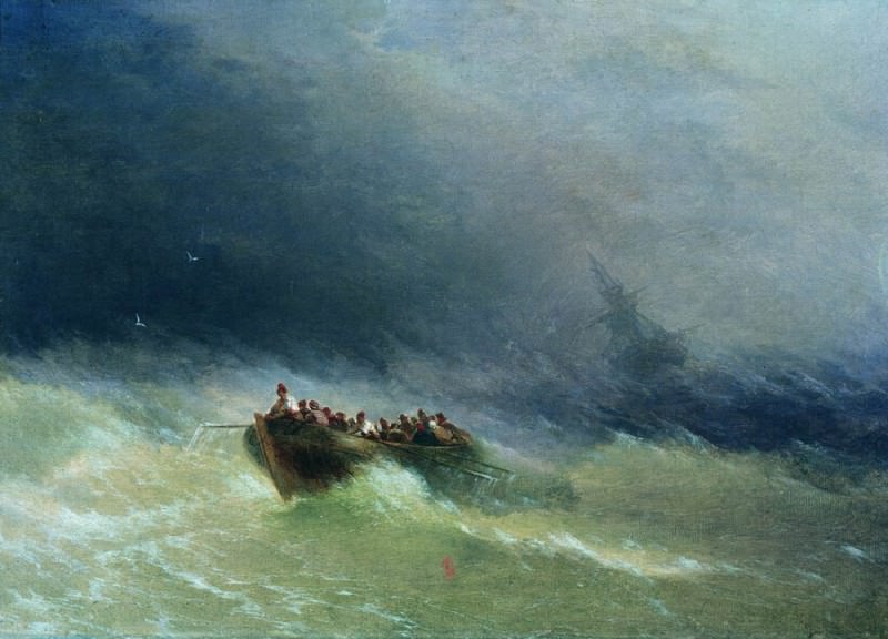 Shipwreck 1880, 41h51, Ivan Konstantinovich Aivazovsky