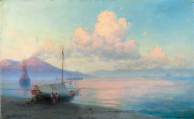Gulf of Naples in the morning
