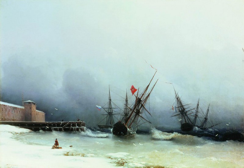 Alert Storm 81h117 1851, Ivan Konstantinovich Aivazovsky